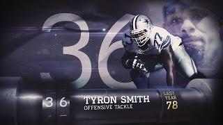 #36 Tyron Smith (OT, Cowboys) | Top 100 Players of 2015