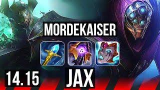 MORDEKAISER vs JAX (TOP) | 7k comeback, 700+ games, 14/4/9, Dominating | EUNE Challenger | 14.15
