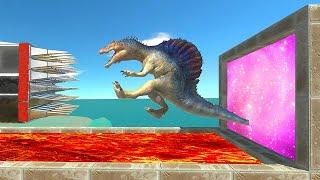 Jet Train Throws Units Into Portal - Animal Revolt Battle Simulator