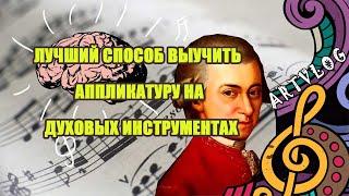 Самый лучший способ выучить аппликатуру на духовых