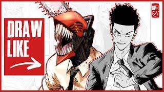 How to Draw Like Chainsaw Man Manga