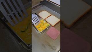 ham cheese egg toast 햄치즈 애그 토스트 /- korean street food #shortvideo