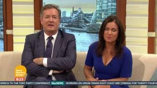 Andi Peters Mocks Piers With Badges | Good Morning Britain