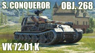 Super Conqueror, VK 72.01 K & Obj. 268 ● WoT Blitz