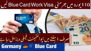 Germany Blue Card Work Visa From Pakistan || Easy to Apply || Easy Appointment || Job In Europe ||