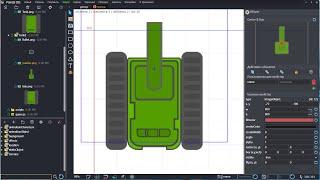 Российский игровой движок PointJS и среда разработки 2D игр. Танк #2. Движение, поворот, слежение