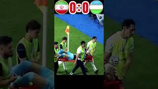 Uzbekistan Fire  On Iran Highlights #shorts #youtube #football #uzbekistan #iran