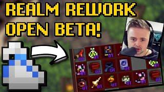 RotMG Realm REWORK OPEN BETA! Live Footage From The Realm Rework! ft. Sebchoof