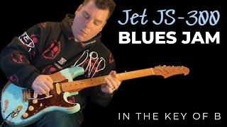 Jet JS300 | Custom heavy relic modded stratocaster | Blues Jam in key of B