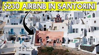 I found the cheapest hotel in SANTORINI (with a view)