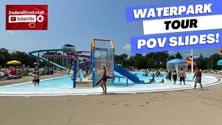 FULL WaterPark Tour with Point of View Slides! - Woodstock WaterWorks