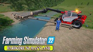 Building A ROAD to the forest, Planting Barley  No man's Land  Farming Simulator 22