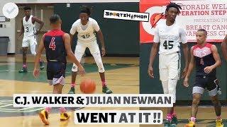 C.J. Walker & Julian Newman WENT AT IT!! | Oak Ridge vs Downey Christian