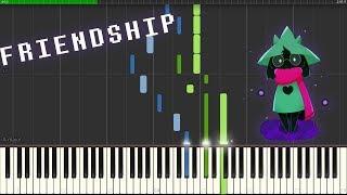 Delta Rune OST - Friendship [Piano Synthesia + Sheets]