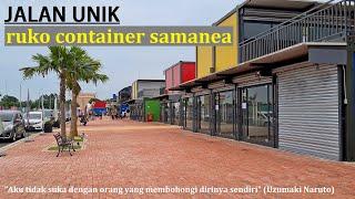 Walking Around Tangerang New City ~ SAMANEA MALL ~ ⁴ᴷ⁶⁰ Container Mal Kontainer di Suvarna Sutera