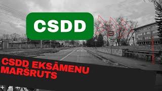 CSDD braukšanas eksāmens | reāls eksāmena maršruts ar kļūdu skaidrojumu