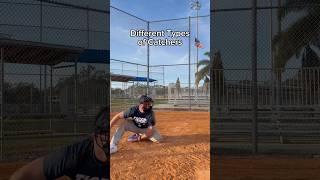 Different Types of Catchers  #baseball #comedy #ctachers #funny #viral #baseballclips