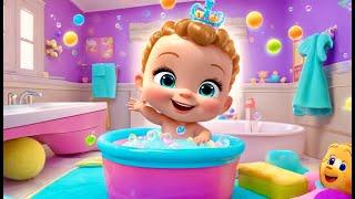 Bath Time Song | Fun and Clean Learning for Kids | Nursery Rhymes & Kids Songs