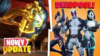 *NOWE* Fortnite Update! Sekretne Zmiany, Deadpool V2, Event... (12.40)