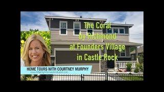 New Homes for Sale in Castle Rock Colorado - Coral Model by Richmond  at Founders Village