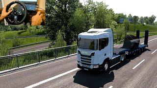 Euro Truck Simulator 2 : Truck Driving to Poland Delivering Volvo Equipment's | Logitech G920
