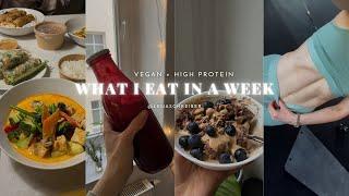 vlog05: WHAT I EAT IN A WEEK I mit Kalorienangaben  I vegan und high protein I Lena Schreiber