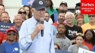 'I've Created Nearly 13.5 Million Jobs': Biden Touts Bidenomics During Philadelphia Labor Day Speech