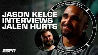 Jason Kelce Interviews Jalen Hurts: Reflecting on 2023 Eagles + building for 2024 | NFL on ESPN