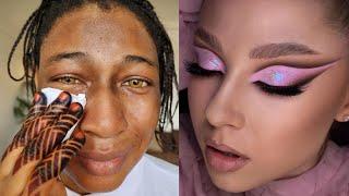 BOMB VIRAL MAKEUP TRANSFORMATION️MAKEUP TUTORIAL  CIRURGIA PLASTICA  #makeuptutorial