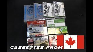 Unboxing A Mystery Cassette Package From Canada - Polaroid / Grundig / EQ Professional / Sony / TDK