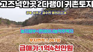 NO:1-342번#성주군땅.성주땅.성주군부동산.성주부동산.성주군공인중개사.경북성주군금수면명천리산골귀농귀촌주택용지.성주군금수면명천리산골귀농귀촌주택부지.성주군금수면명천리산골귀농귀촌토지