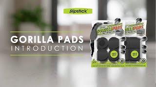 STOP FURNITURE MOVING & SLIDING ON HARD FLOOR SURFACE: Gorilla GripperPads Protect Floors Peel&Stick