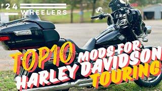 My Top 10 Mods for Your Harley Davidson Touring Motorcycle