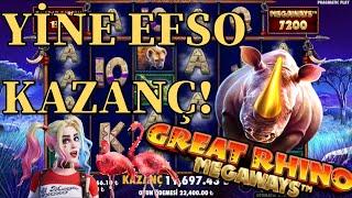 Kupa kızı efsane bir kazançla geldi !!! #greatrhino #slot #casino #oyun #kazanç