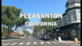 Pleasanton, CA - Driving Downtown 4K