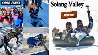 Best activities in Solang valley - Full Details With Costing | Adventure Activities | Solang valley