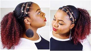 QUICK PROTECTIVE STYLES FOR SHORT/MID LENGTH NATURAL HAIR FOR LESS THAN $5