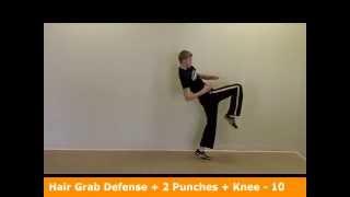 The Krav Maga Workout - 25 Minute Core + Combat Cardio (Warm Up & Cool Down)