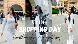 Melbourne Art Gallery || emergency Shopping || Melbourne city tour #melbournevlog #australiavlogs