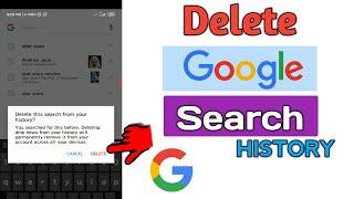 How to Delete or Clear Google Search History Easily 