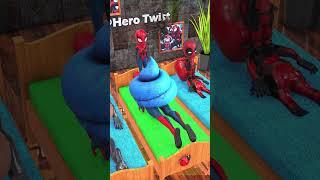 Hero's In Multiverse Going Crazy  #animatedshort #spiderman  #shorts