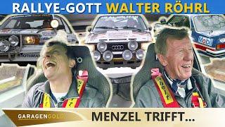 Menzel trifft ... Walter Röhrl - quer unterwegs mit der Rallye-Legende | Garagengold