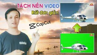 Hướng Dẫn Capcut | Tách nền, xóa phông xanh, thay đổi ảnh nền video rất đơn giản