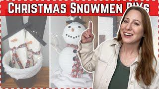 FIVE snowmen DIYs you HAVE to try this Holiday season!!