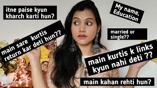 Main video banane k baad kurtis return kar deti hun....??My first Q&Avideo.