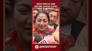 Listen What Rekha Gupta Said Before Taking Oath As Delhi CM  #rekhagupta #delhicm #delhicmoath