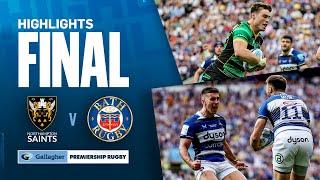 Northampton v Bath - HIGHLIGHTS | Close Final Goes Down To The Wire! | Gallagher Premiership 2023/24