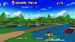 SNES Donut Plains 3 (v1.2) - Mario Kart Double Dash!! Custom Track