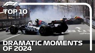 Top 10 Dramatic Moments of the 2024 F1 Season