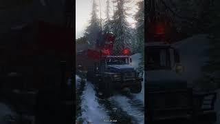 Voron Grad | Oil Rig Semi Trailer Delivery to the Alaska Port #shorts #snowrunner @MR51NGHgaming